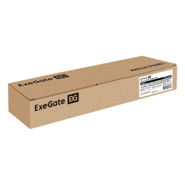 Патч-панель модульная ExeGate EPPB-19-24 19", UTP, 24 port, наборная, неэкранированная, 1U, RoHS, с кабельным органайзером, Black, RTL EX297320RUS