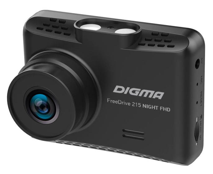 Видеорегистратор Digma FreeDrive 215 Night FHD, черный