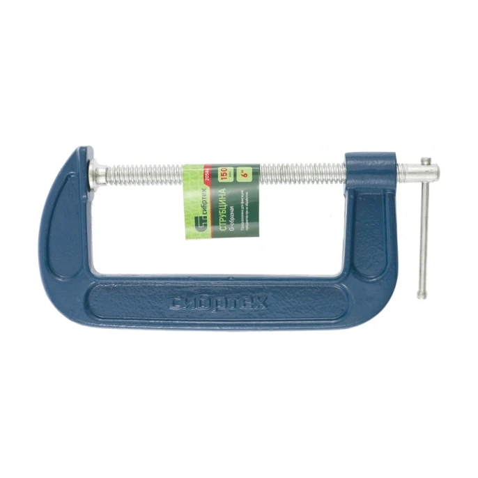 Струбцина СИБРТЕХ G-образная, 150 мм 20586