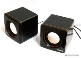 Акустическая система Dialog AC-04UP BLACK-ORANGE 2.0, 6W RMS