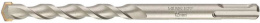Бур Milwaukee SDS+ Contractor 12x160 (4932471236) (твердосплавный наконечник, с 2 режущими кромками, двухспиральная конструкция)