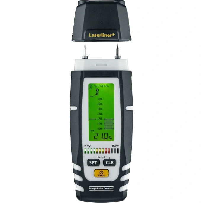 Влагомер для древесины, штукатурки Laserliner DampMaster Compact Plus 082.321A (товар без поверки)