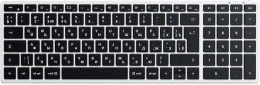 Клавиатура беспроводная Satechi Slim X2 Bluetooth Keyboard - русская раскладка. Цвет: серебристый (ST-BTSX2S-RU)
