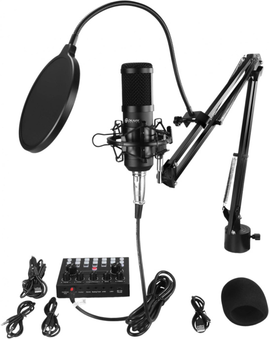 Микрофон Oklick SM-600G,  черный [1796784]