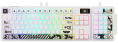 Клавиатура Дарк Проджект KD87A+Numpad Белый DP-KD-87A-000102-GMS проводная, игровая, механическая, подсветка RGB, горячая замена клавиш, g3ms Moonstone свитчи