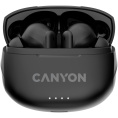 Гарнитура внутриканальные Canyon TWS-8 черный беспроводные bluetooth в ушной раковине CNS-TWS8B