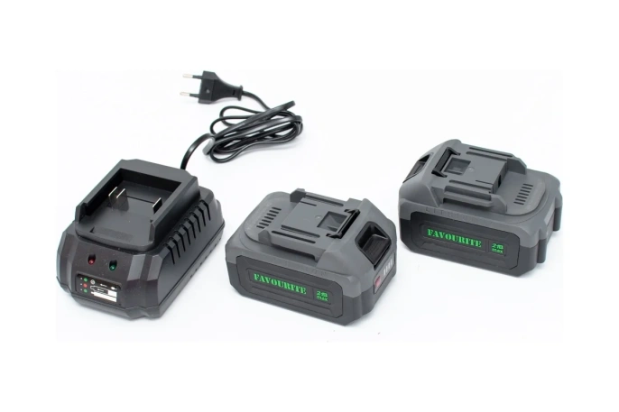 Газонокосилка аккумуляторная FAVOURITE OBS 21 WET PROF 21В+21В, 4Ач, бесщёт. 555021370