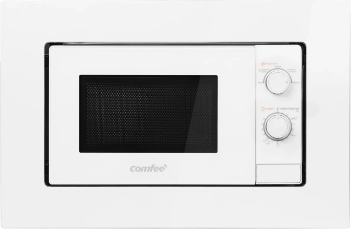 Микроволновая печь Comfee CBM2000W (встраиваемая, микроволны (соло), объем 20 л, выходная мощность микроволн 700 Вт, управление механическое, цвет белый)