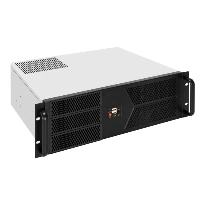 Серверный корпус ExeGate Pro 3U400-07 RM 19", высота 3U, глубина 400, без БП, 2*USB EX297730RUS