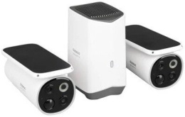 Видеокамера Baseus S0TX002131 Security S1 Pro Dual 3K 2-Cam Kit White S0SU00 станция: встроенная сирена 90 дБ, память 16 ГБ, подключение: Wi-Fi 2.4 ГГц, радиус