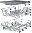 Встраиваемая посудомоечная машина Gorenje GV523E10WE,  узкая, ширина 44.8см, полновстраиваемая, загрузка 11 комплектов, серебристый