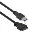 Планка USB на переднюю панель ExeGate U3H-623, 3,5", 3*USB3.0+1*TypeC, черная, металл, подсоединение к мат. плате EX283579RUS