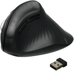 Беспроводная компьютерная мышь вертикальная UGREEN MU008S 85081 Multi-mode Wireless Vertical Mouse 2.4 GHz&BT. Цвет: черный (85081_)