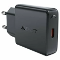 Зарядное устройство ACEFAST A65 PD20W GaN single USB-C ultra-thin charger EU - Black AF-A65-BK