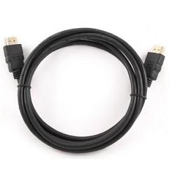 Кабель Cablexpert HDMI v2.0 1.0м экран позол.разъемы черный пакет CC-HDMI4-1M