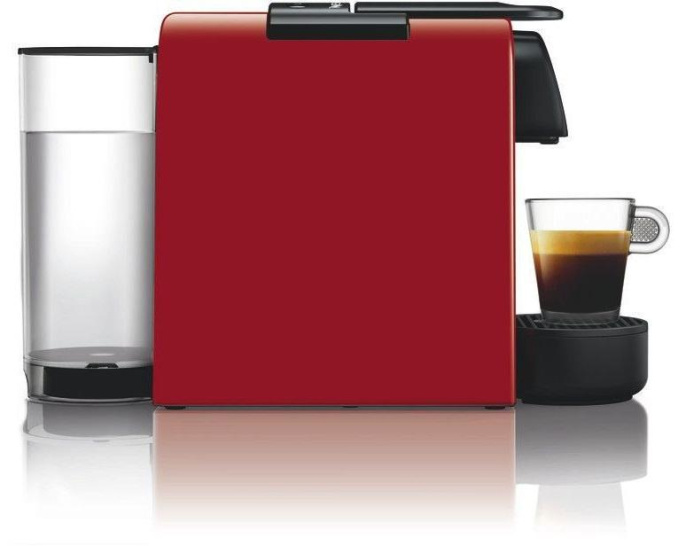 Капсульная кофеварка DeLonghi Nespresso Essenza EN85.R, 1310Вт, цвет: красный
