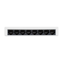 Коммутатор неуправляемый ExeGate EDES-1008C (8-портовый UTP 10/100Mbps, с функцией энергосбережения (Green Ethernet Technology), настольный/настенный) EX298686RUS