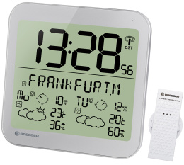 Метеостанция Bresser MyTime Meteotime LCD, серебристые