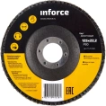 Круг лепестковый (125х22,2 мм; P80) Inforce 11-01-040