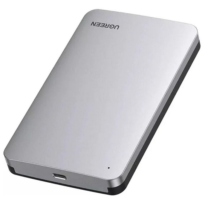 Бокс внешний для жесткого диска UGREEN CM300 (70499) 2.5-Inch SATA External Hard Drive Enclosure. Цвет: серый