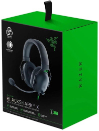 Гарнитура игровая Razer Blackshark V2 X,  для компьютера и игровых консолей, мониторные,  проводные, черный [rz04-03240100-r3m1]