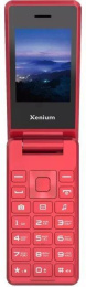 Мобильный телефон Xenium 600 X красный раскладной 2Sim 2.4" 240x320 Nucleus 0.3Mpix GSM900/1800 MP3 FM microSD max32Gb