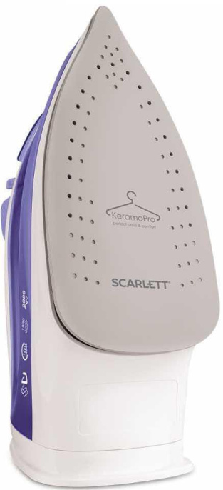 Утюг Scarlett SC-SI30K44, с паровым ударом, 2000Вт, лиловый