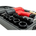 Ударный пневмогайковерт (880 Нм; 1/2"; кейс) Gigant Professional PW 880RKS + набор головок
