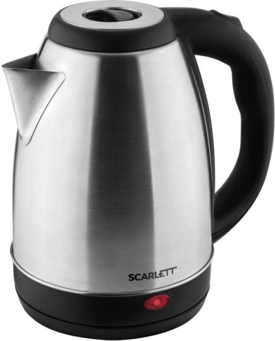 Чайник электрический Scarlett SC-EK21S51 1.8л. 1600Вт серебристый корпус: металл/пластик EK21S51