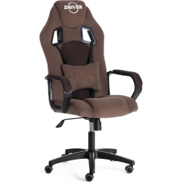 Кресло Tetchair driver 22 флок/ткань, коричневый 6/tw-24 19293