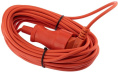Удлинитель силовой PROCONNECT Pro-Uc, розеток 1шт, 2x0.75 кв.мм, 6A, 10м, ПВС, без катушки, оранжевый [11-7105]