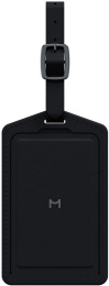 Багажная бирка Magssory Ultima Geo ACL004 Midnight ACL004m встроенная геометка Apple Find My, встроенный аккумулятор с беспроводной зарядкой, 4 месяца без подзарядки, материал: экокожа, микрофибра