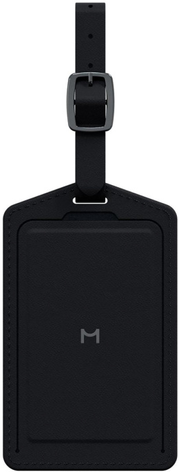 Багажная бирка Magssory Ultima Geo ACL004 Midnight ACL004m встроенная геометка Apple Find My, встроенный аккумулятор с беспроводной зарядкой, 4 месяца без подзарядки, материал: экокожа, микрофибра