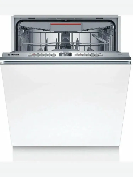 Посудомоечная машина Bosch SMV4EVX00E (встраиваемая, загрузка на 14 комплектов посуды, электронное управление, 6 программ, сушка: с открыванием дверцы/с теплообменником, индикация на полу: луч)
