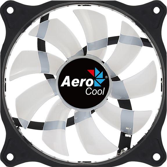 Вентилятор Aerocool Cosmo 12 RGB 120х120x25 черный 4-pin Molex COSMO 12 FRGB MOLEX Ret