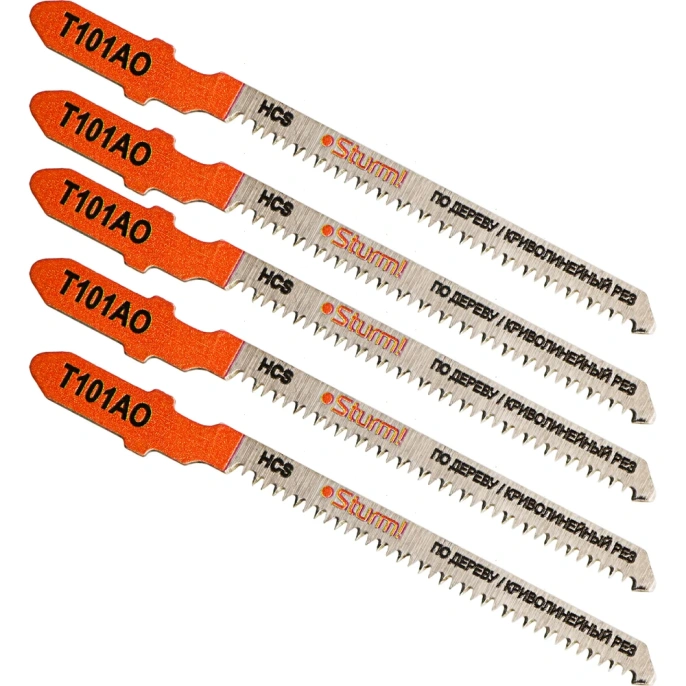 Пилки для лобзика Sturm T101AO 5шт 5250313
