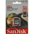 Флеш карта SD 32GB SanDisk SDHC Class 10 UHS-I Ultra 120MB/s SDSDUN4-032G-GN6IN