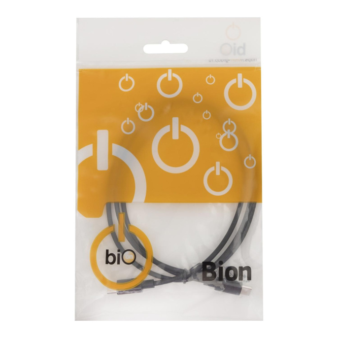 Bion Кабель для зарядки USB Type-C - USB Type-C CM/CM , 3A, 60W, USB 2.0, 1 м, черный [BXP-CCP-USBC-CMCM-1M-B]