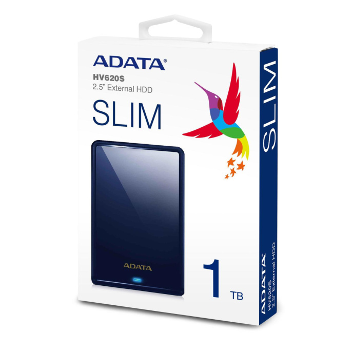 1ТБ Внешний диск HDD A-Data HV620S, USB 3.1, синий [ahv620s-1tu31-cbl]