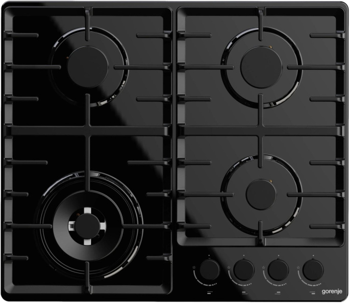 Газовая варочная поверхность Gorenje GTW641BHF черный