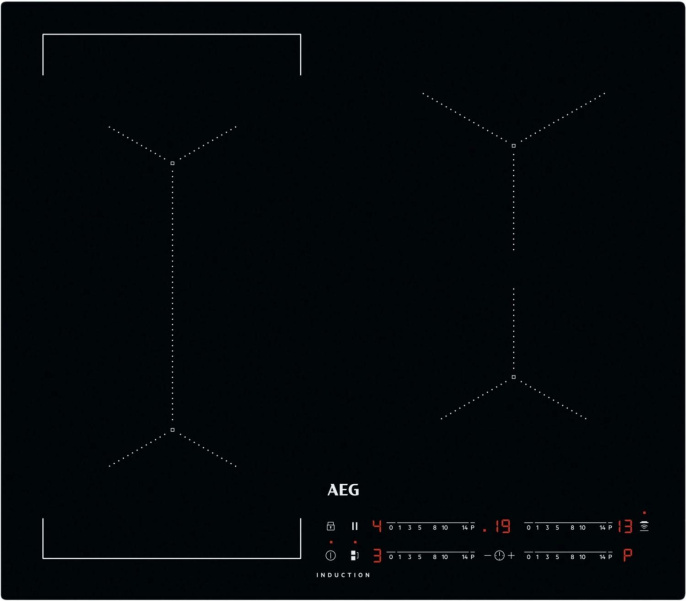 Индукционная варочная панель AEG IKE64441IB, независимая, черный