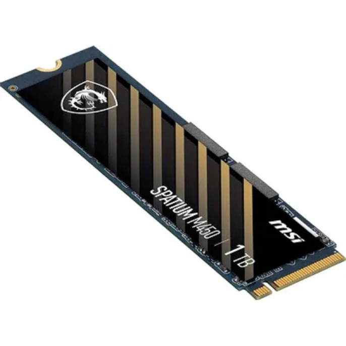 SSD жесткий диск PCIE 4.0 NVME M.2 1TB SPATIUM M450 1TB MSI S78-440L980-P83