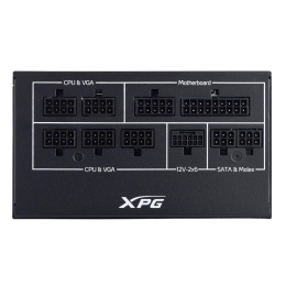 XPG CORE REACTOR II VE 750 ATX 3.1, 750W, Full Modular, PWM 120mm FDB fan, Active PFC, DC to DC, Half-Bridge & LLC converter, 80+ GOLD RET (COREREACTORIIVE750G-BKCEU)