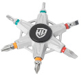 Набор бит WorkPro WP221065 6 предметов (размер: SL5, SL6, PH1, PH2, T15, T20, материал бит: CR-V, цинковый корпус, вращающаяся форма)
