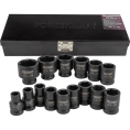 Головки ударные 6-гранные 15 предметов, 1/2" DR Forcekraft FK-4159-5MPB 54554