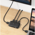 Переключатель HDMI UGREEN CM332-80125; HDMI 1.4; вход: 3x HDMI (F); выход: 1x HDMI (F), разрешение: 4K*2K@30Hz