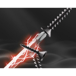 Двухсторонняя отвертка "Home Series Gray" Deli HT1055C SL5+PH1, Bad Pack длина жала 100мм, эксклюзивный дизайн, рукоятка из высококачественного софттач пластика