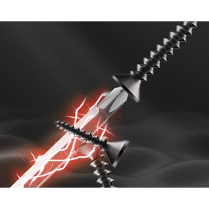 Двухсторонняя отвертка "Home Series Gray" Deli HT1055C SL5+PH1, Bad Pack длина жала 100мм, эксклюзивный дизайн, рукоятка из высококачественного софттач пластика