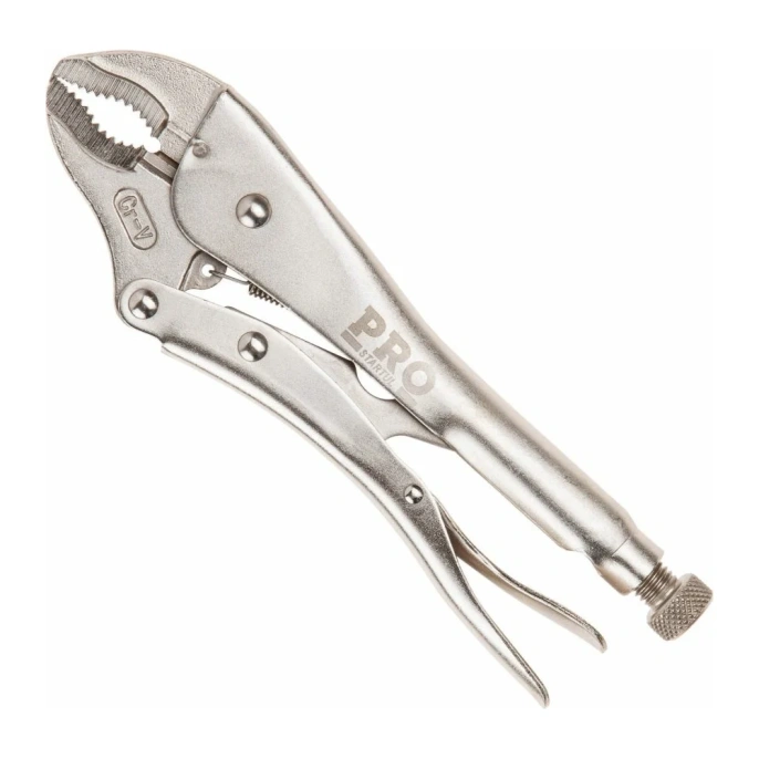 Зажим с фиксатором STARTUL 250 мм изогнутые губки PRO-6051-02