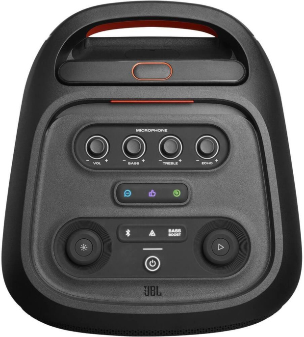 Музыкальный центр JBL Partybox Stage 320, 240Вт, с караоке, Bluetooth, USB, черный